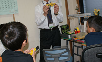 ロボット教室無料体験授業の様子